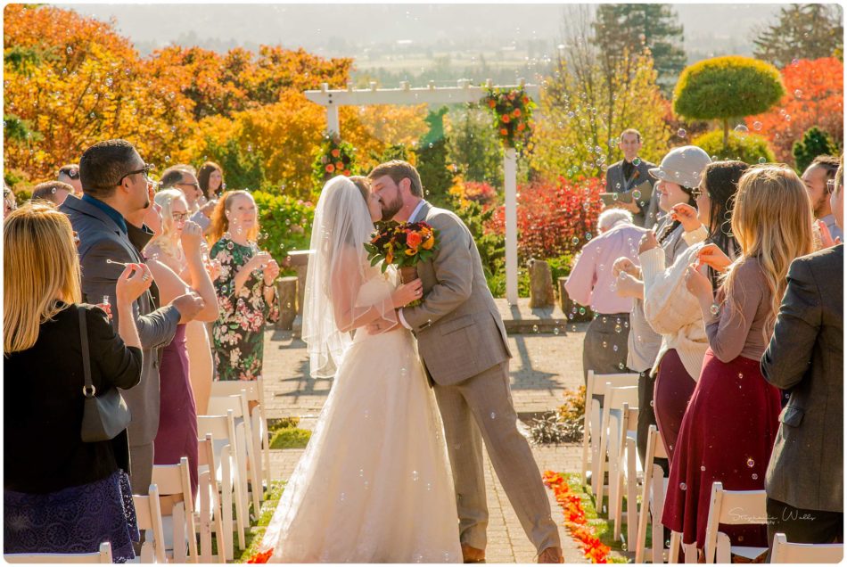 Mingling Ceremony 190 950x636 Olympic View Estates Wedding   Autumn Love with Ayla and David