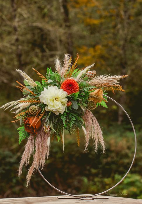 Stephanie Walls Photography 0305 486x700 Fall Boho Styled Shoot at Rivers Edge B&B Wedding Venue.