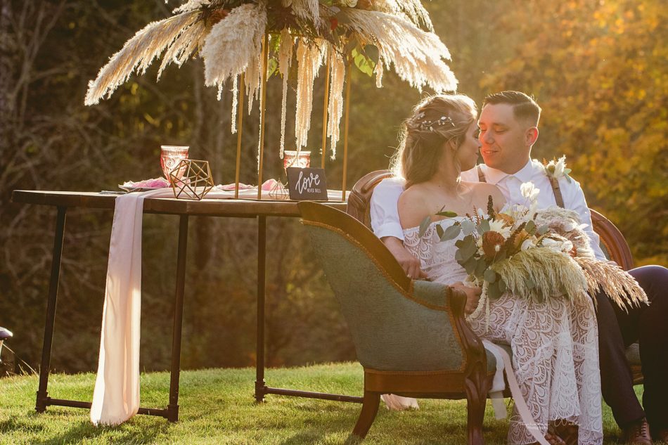 Stephanie Walls Photography 0330 950x633 Fall Boho Styled Shoot at Rivers Edge B&B Wedding Venue.