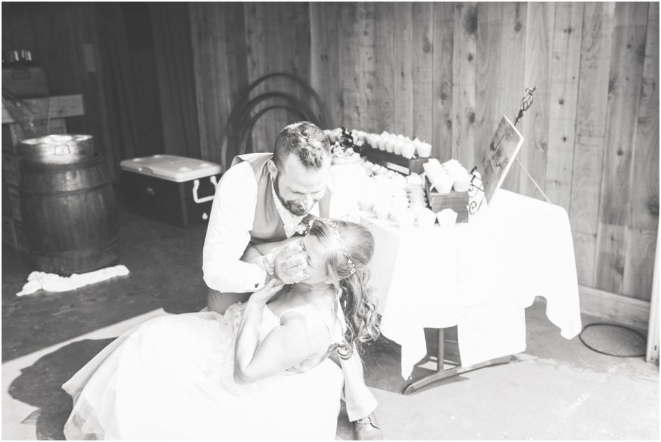 1st Dance Toast Cake Tosses 192 950x635 Snohomish red barn Disney wedding