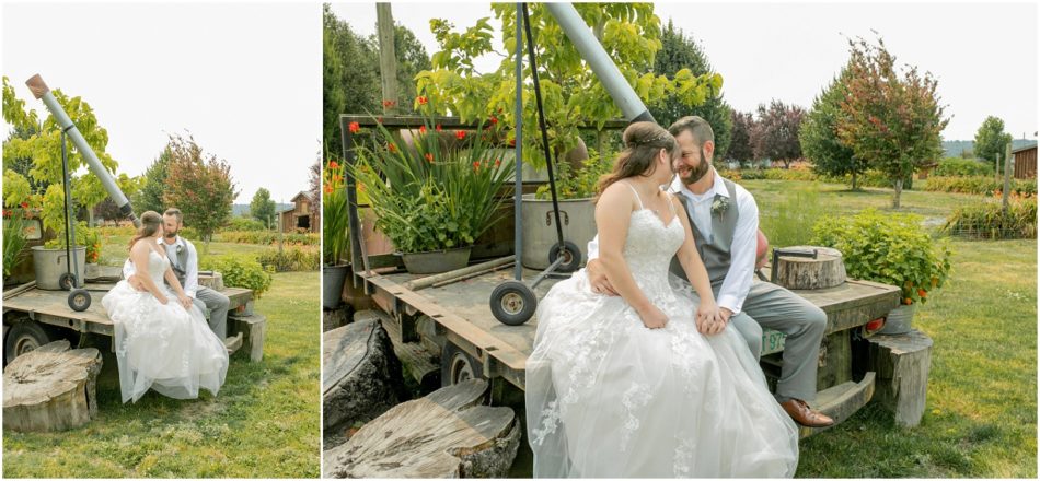 1st Look Bridals 125 950x440 Snohomish red barn Disney wedding