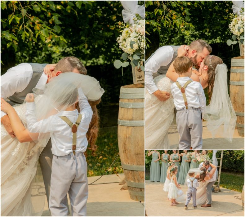 Lucas Wedding 316 790x700 Snohomish red barn Disney wedding