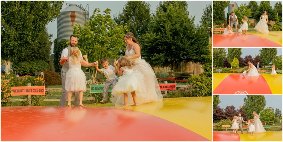 Reception 126 950x478 Snohomish red barn Disney wedding