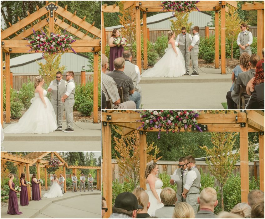 Ceremony 054 847x700 Liljebeck Farms wedding with 1939 Plymouth