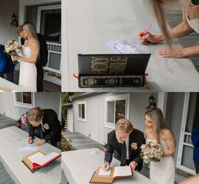 Spring wedding at the Barn at Holly Farm 0057 759x700 Our Tree Flowing Lake Backyard Wedding