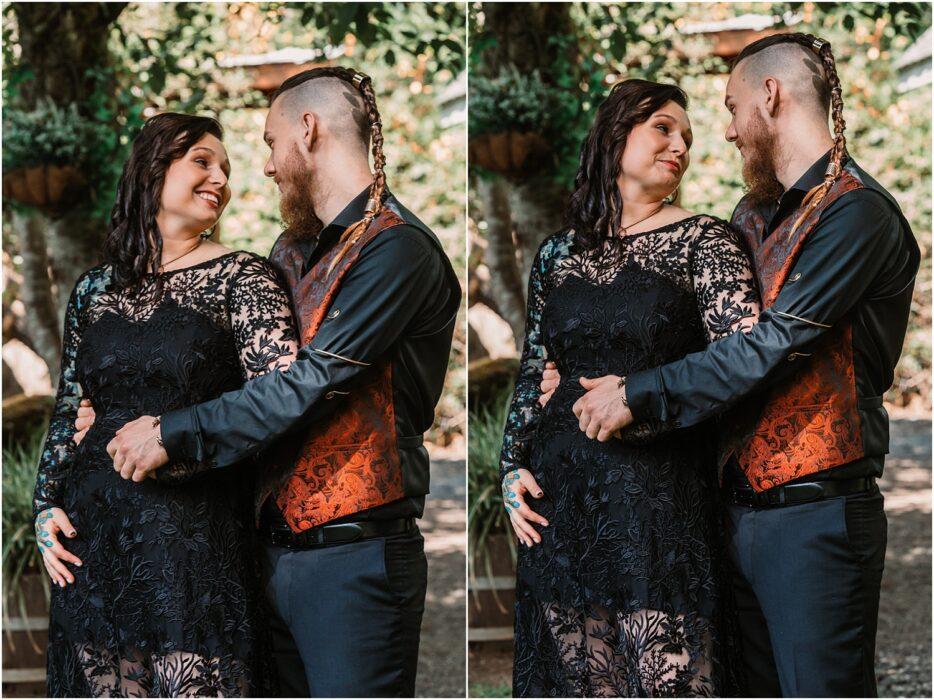 Gothic Viking wedding at Maroni Meadows Snohomish 0013 934x700 Gothic Viking wedding at Maroni Meadows, Snohomish