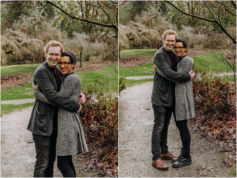 Washington Park Arboretum Winter Engagement. 0019 934x700 Washington Park Arboretum Winter Engagement.