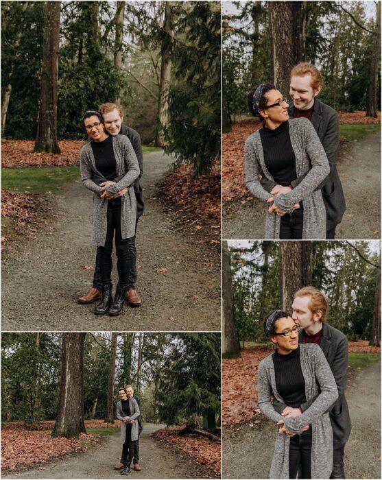 Washington Park Arboretum Winter Engagement. 0021 557x700 Washington Park Arboretum Winter Engagement.