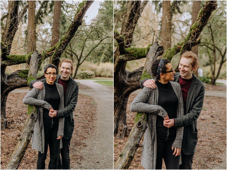 Washington Park Arboretum Winter Engagement. 0024 934x700 Washington Park Arboretum Winter Engagement.